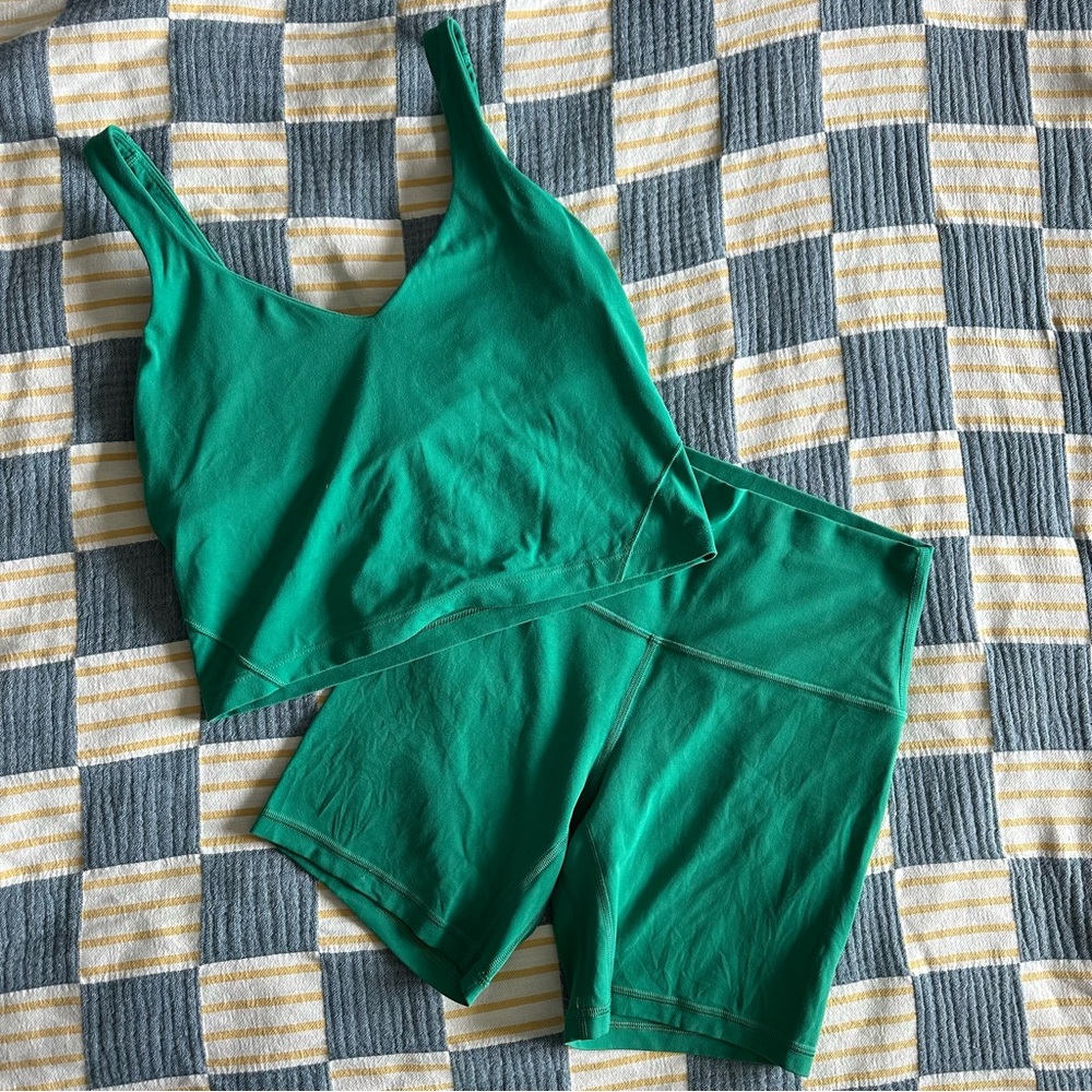 Lululemon Align SET - jungle green